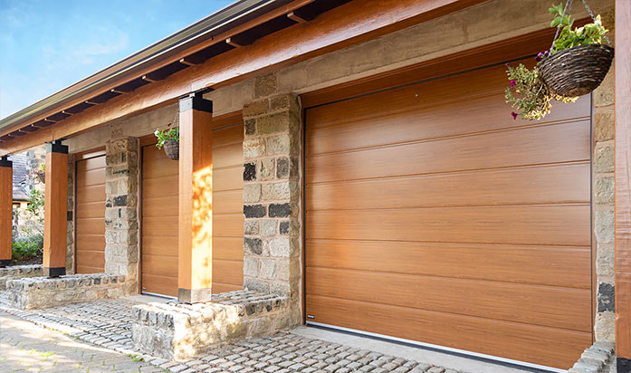 Wooden Style Garage Door