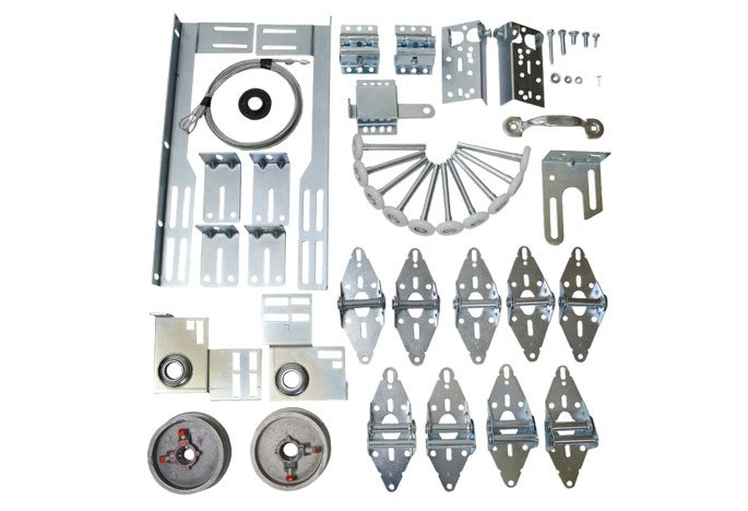 8'x7' or 9'x7' Garage Door Hardware Box & Kit
