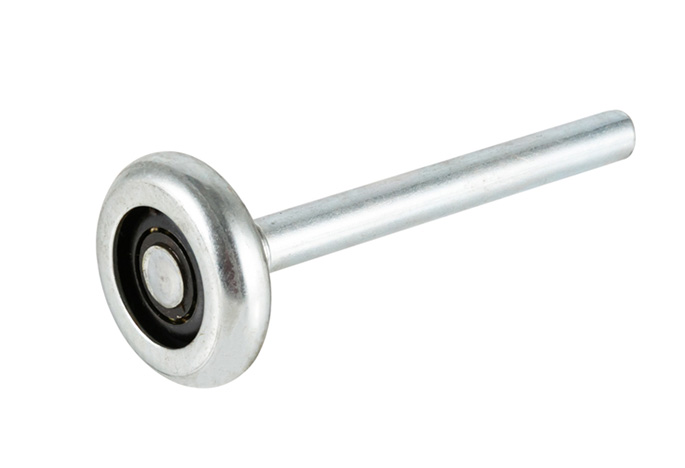 Silver Steel Rollers for 3'' Track, 10-Ball Steel, 4''&7'' Stem